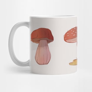 Three mushrooms Mug